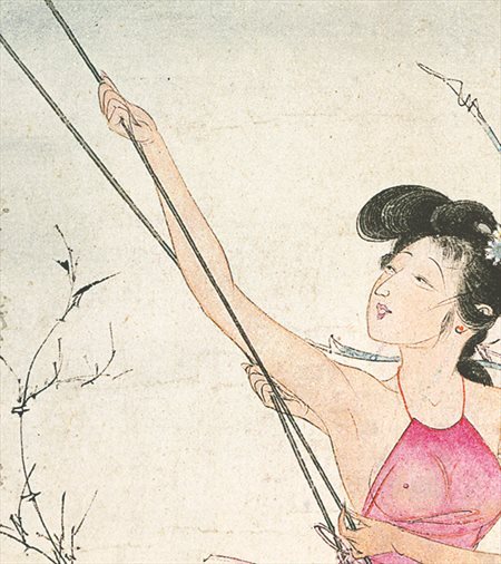 兴化-胡也佛的仕女画和最知名的金瓶梅秘戏图